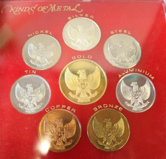 22ct gold coin, 33g in a coin set